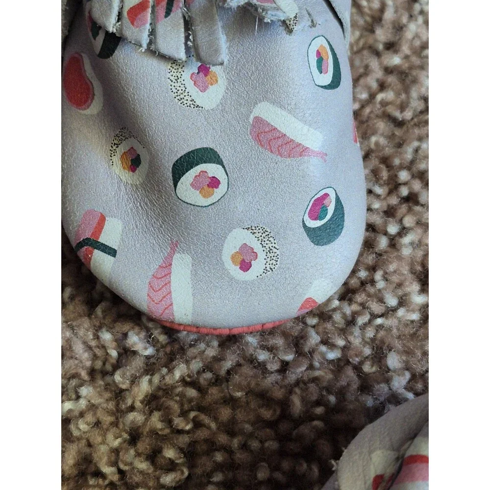 Freshly Picked baby leather moccasins sushi size 2 infant